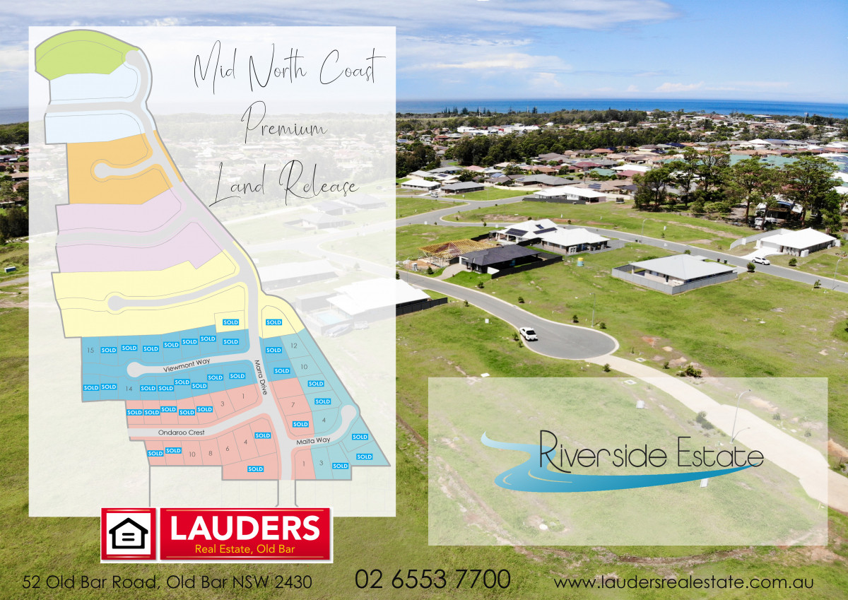 Old Bar's Newest Land Release, Riverside Estate