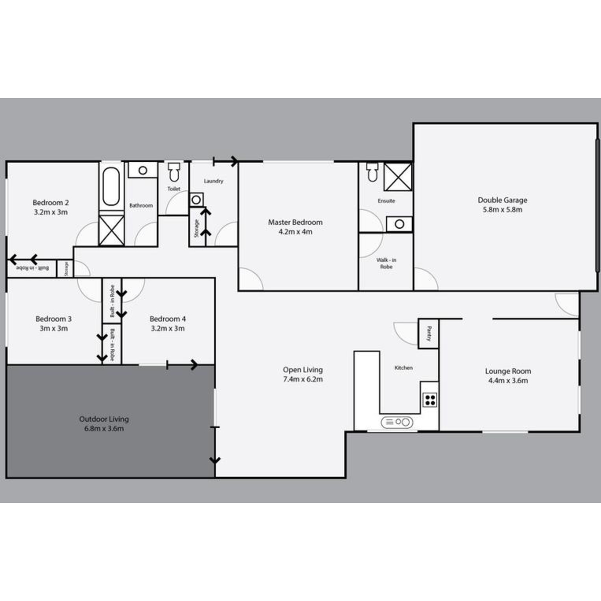 46 Sunridge Circuit,Bahrs Scrub,Australia 4207,4 Bedrooms Bedrooms,2 BathroomsBathrooms,House,Sunridge Circuit,1044