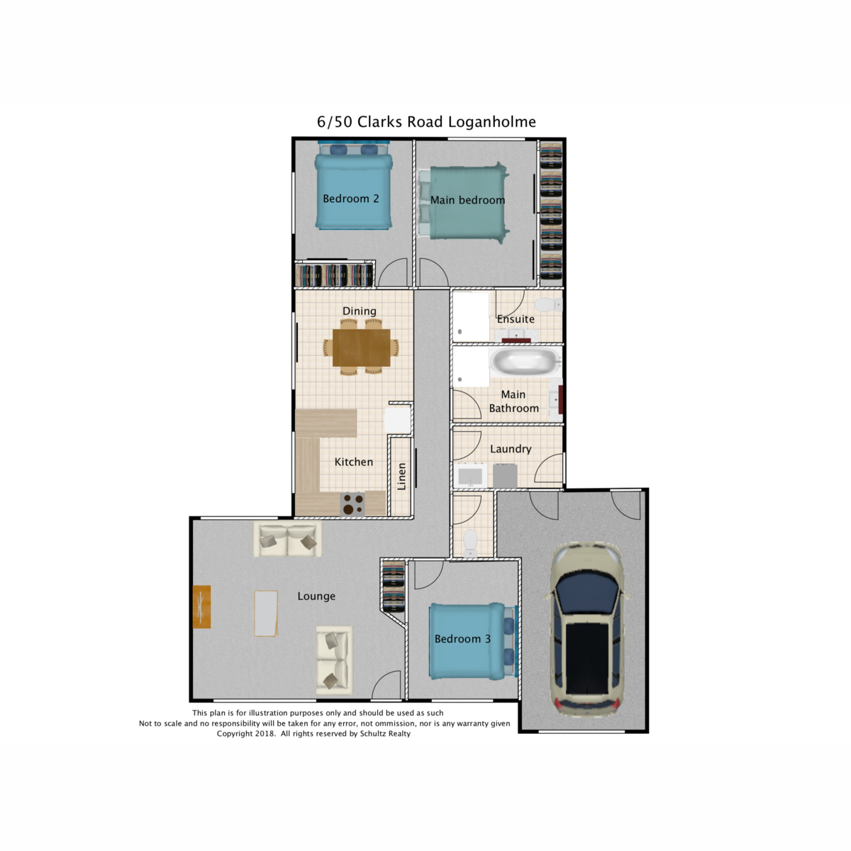6/50 Clarks Road, Loganholme, Australia 4129, 3 Bedrooms Bedrooms, ,2 BathroomsBathrooms,House,Sold,Clarks Road,1106