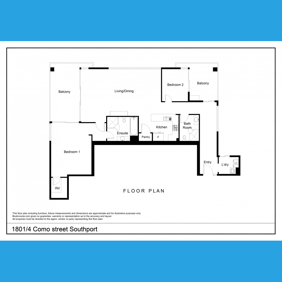 4 Como Crescent, Southport, Australia 4215, 2 Bedrooms Bedrooms, ,2 BathroomsBathrooms,Apartment,For sale,Como Crescent,1192