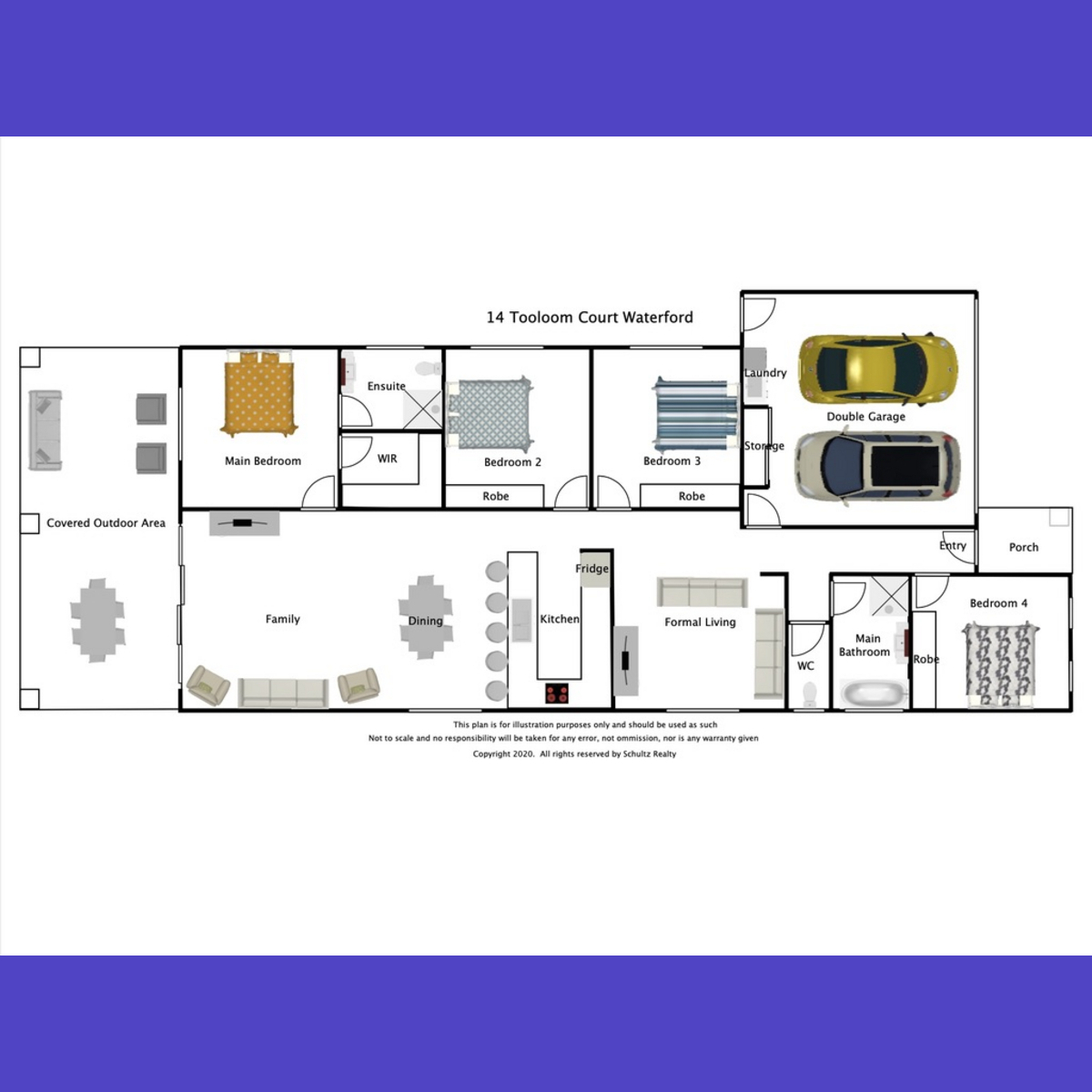 14 Tooloom Court, Waterford, Australia 4133, 4 Bedrooms Bedrooms, ,2 BathroomsBathrooms,House,Sold,Tooloom Court,1226