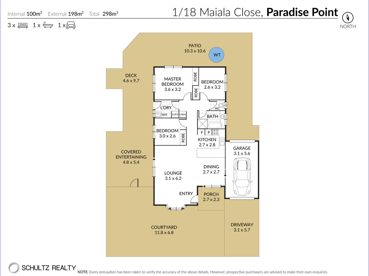 18 Maiala Close, Paradise Point, Australia 4216, 3 Bedrooms Bedrooms, ,1 BathroomBathrooms,Duplex,Sold,Maiala Close,1256