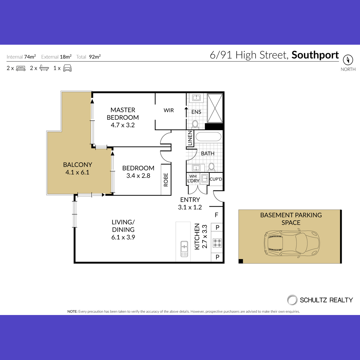 91 High Street, Southport, Australia 4215, 2 Bedrooms Bedrooms, ,2 BathroomsBathrooms,Apartment,Sold,High Street,1258