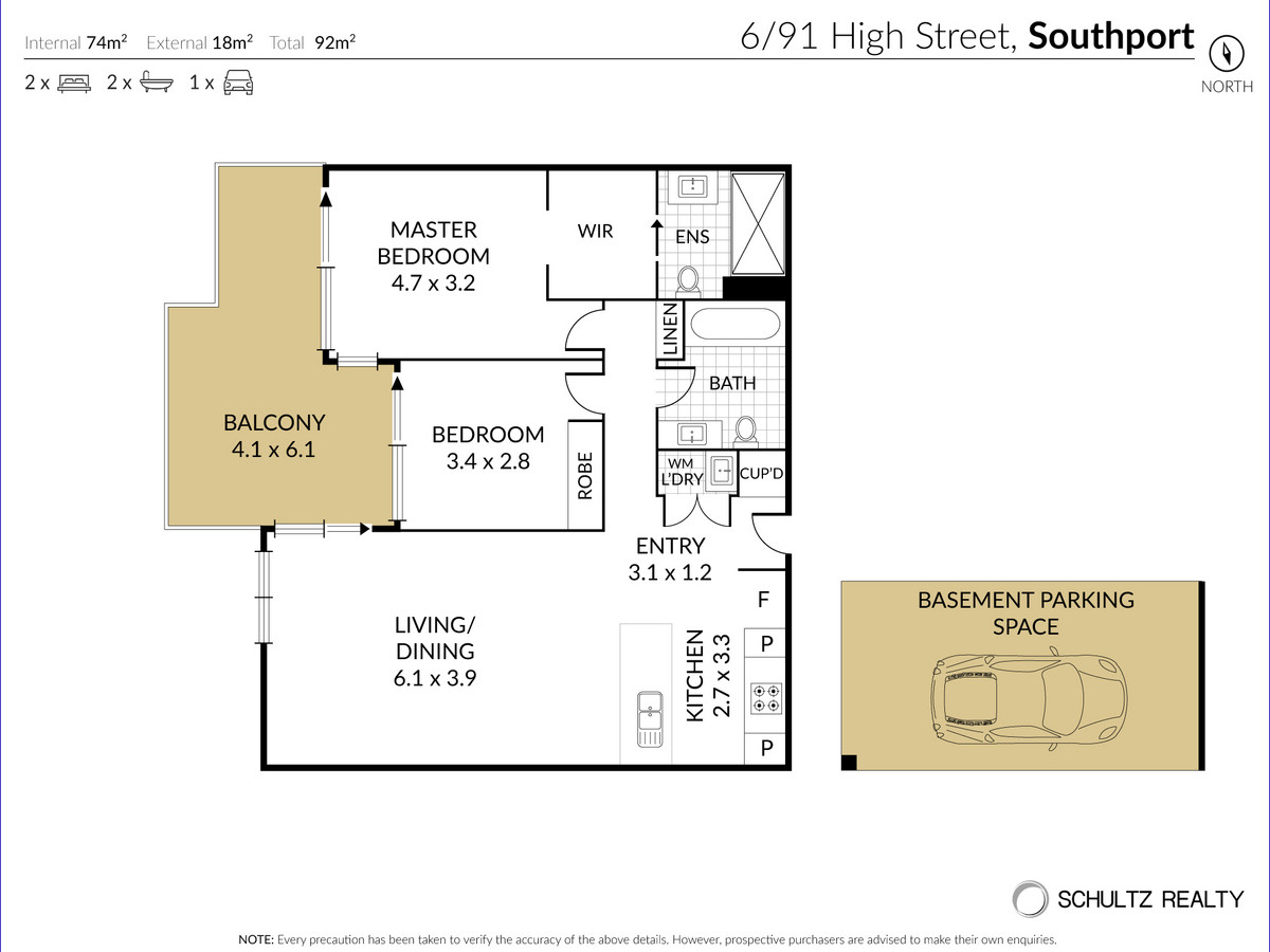 91 High Street, Southport, Australia 4215, 2 Bedrooms Bedrooms, ,2 BathroomsBathrooms,Apartment,Sold,High Street,1258