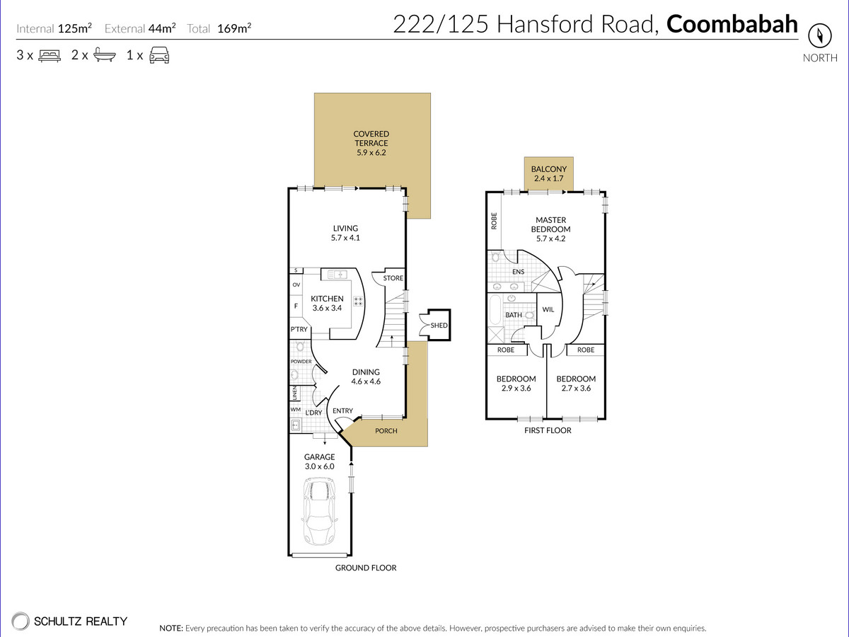 125 Hansford Road, Coombabah, Australia 4216, 3 Bedrooms Bedrooms, ,2 BathroomsBathrooms,Townhouse,For sale,Hansford Road,1270