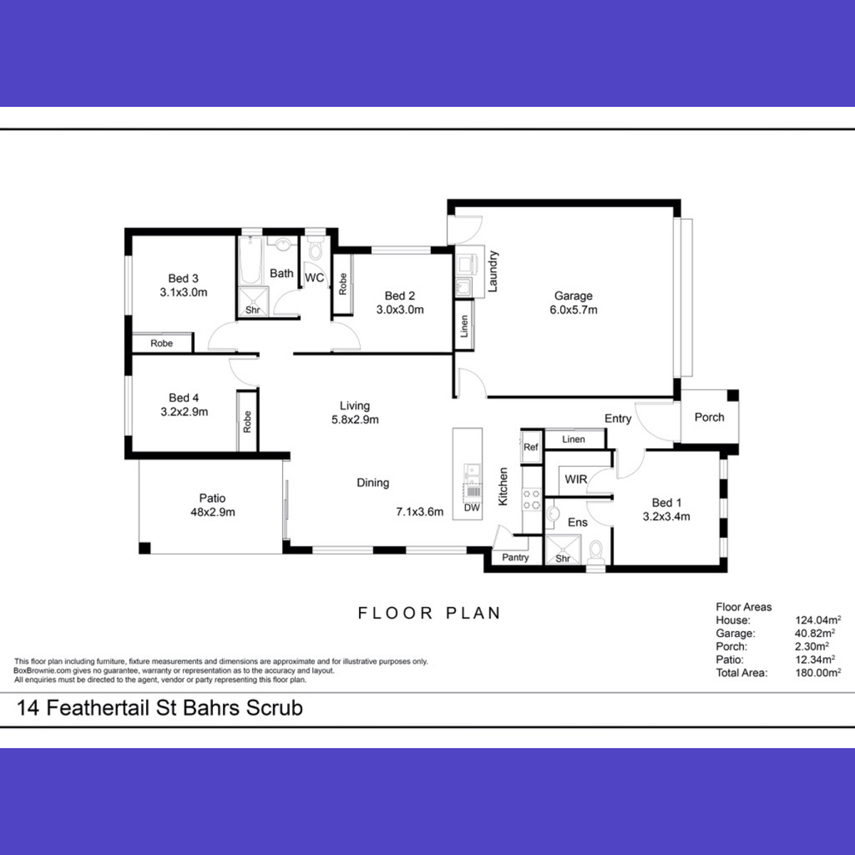 14 Feathertail Street, Bahrs Scrub, Australia 4207, 4 Bedrooms Bedrooms, ,2 BathroomsBathrooms,House,For sale,Feathertail Street,1278