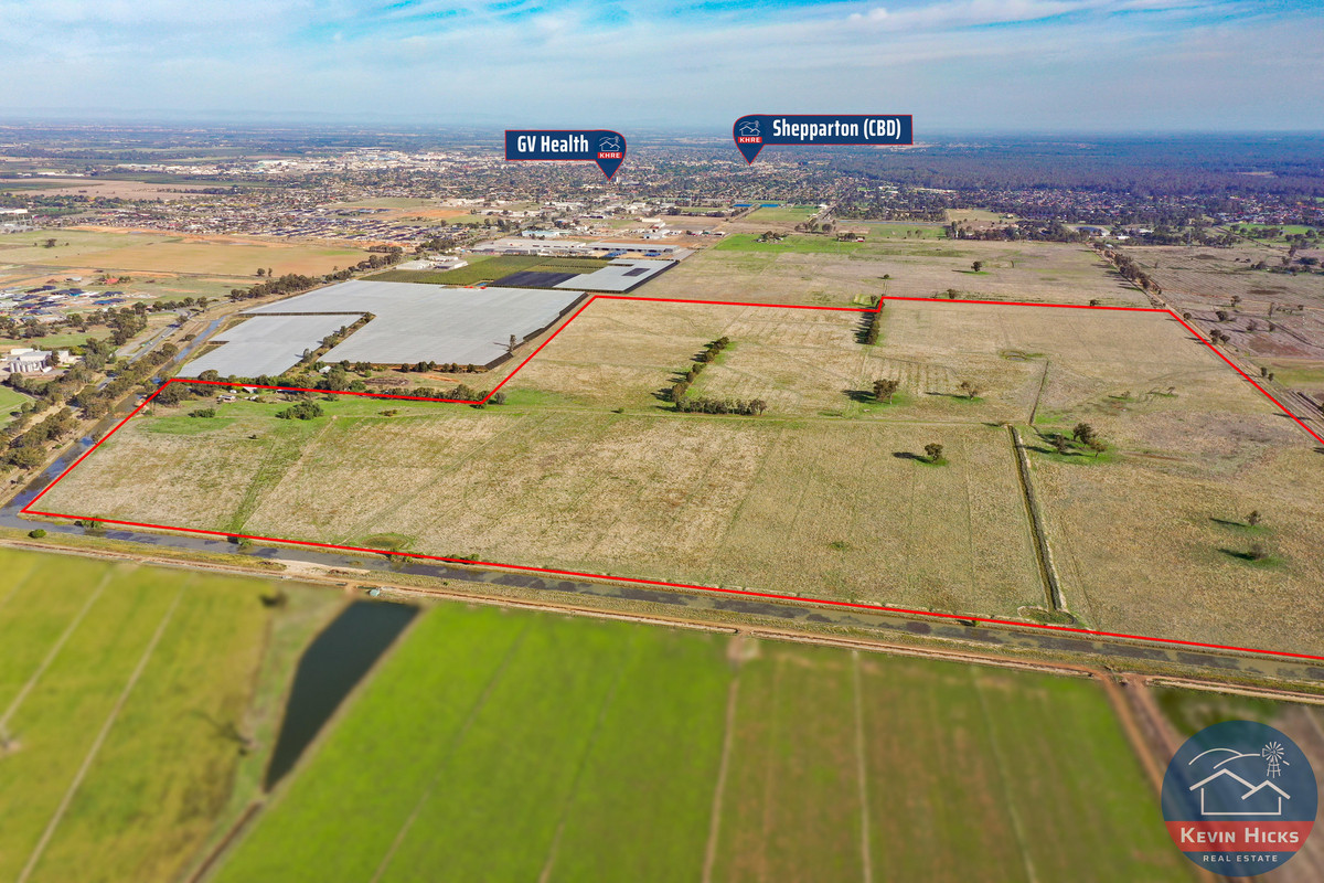 Farming land on the fringe of Shepparton Kevin Hicks Real Estate