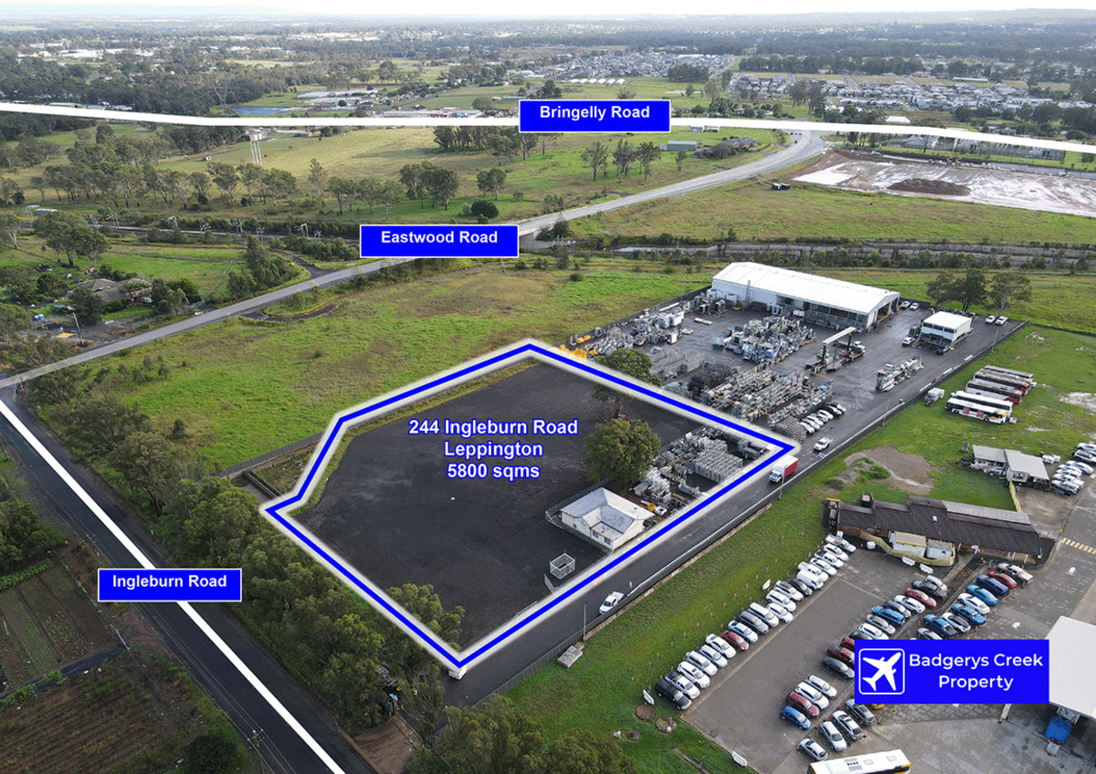 5,800 sqm* Yard, Hardstand, Storage For Lease in Leppington Zoned IN2 5,800 sqm* Yard, Hardstand, Storage For Lease in Leppington Zoned IN2