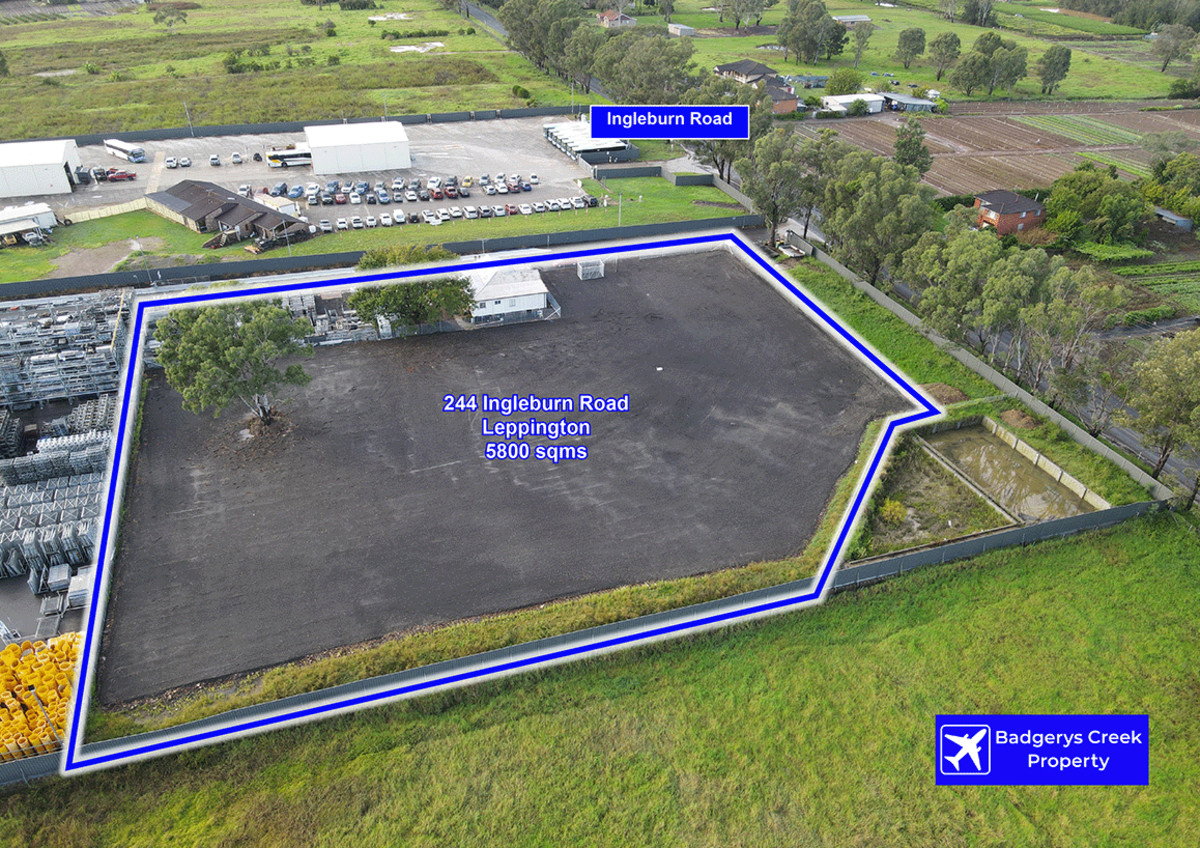 5,800 sqm* Yard, Hardstand, Storage For Lease in Leppington Zoned IN2 5,800 sqm* Yard, Hardstand, Storage For Lease in Leppington Zoned IN2