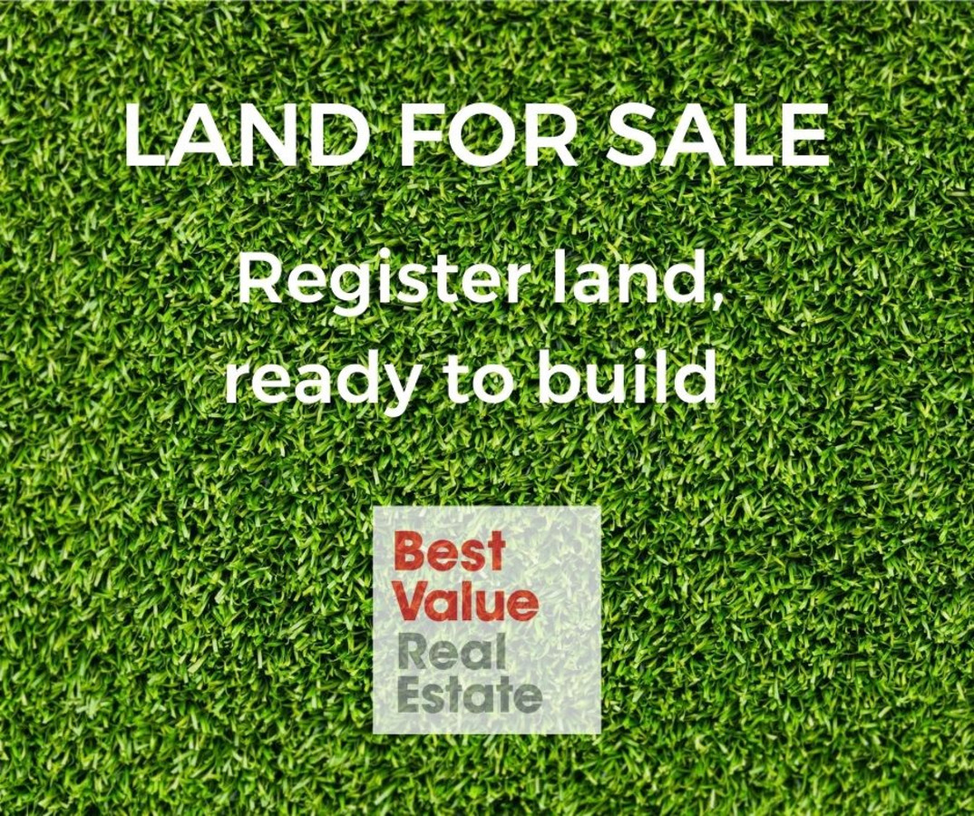 Registered land ready to build in Elara Best Value Real Estate