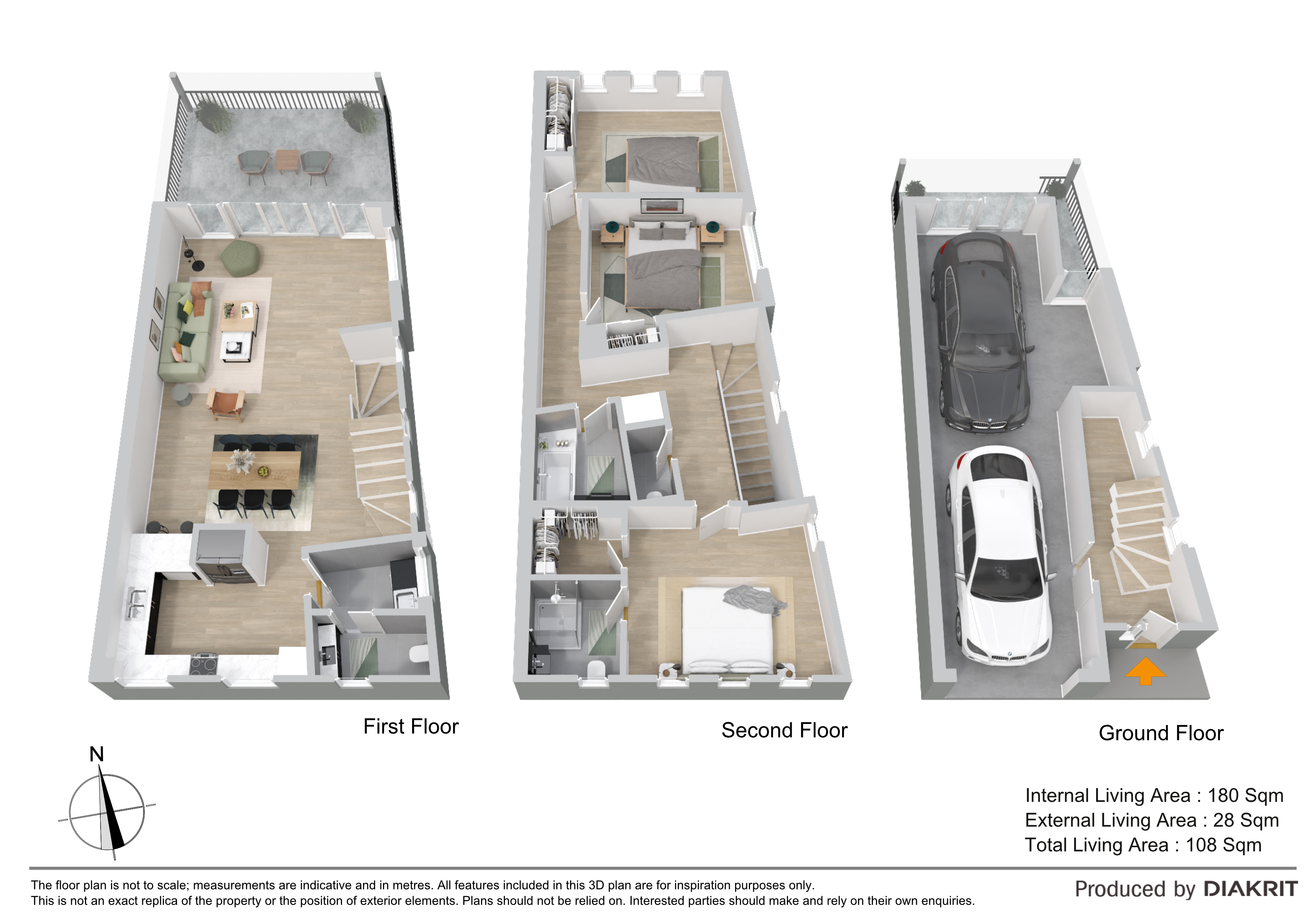 Floorplan for 3/129 Vernon Street, Nundah  QLD  4012