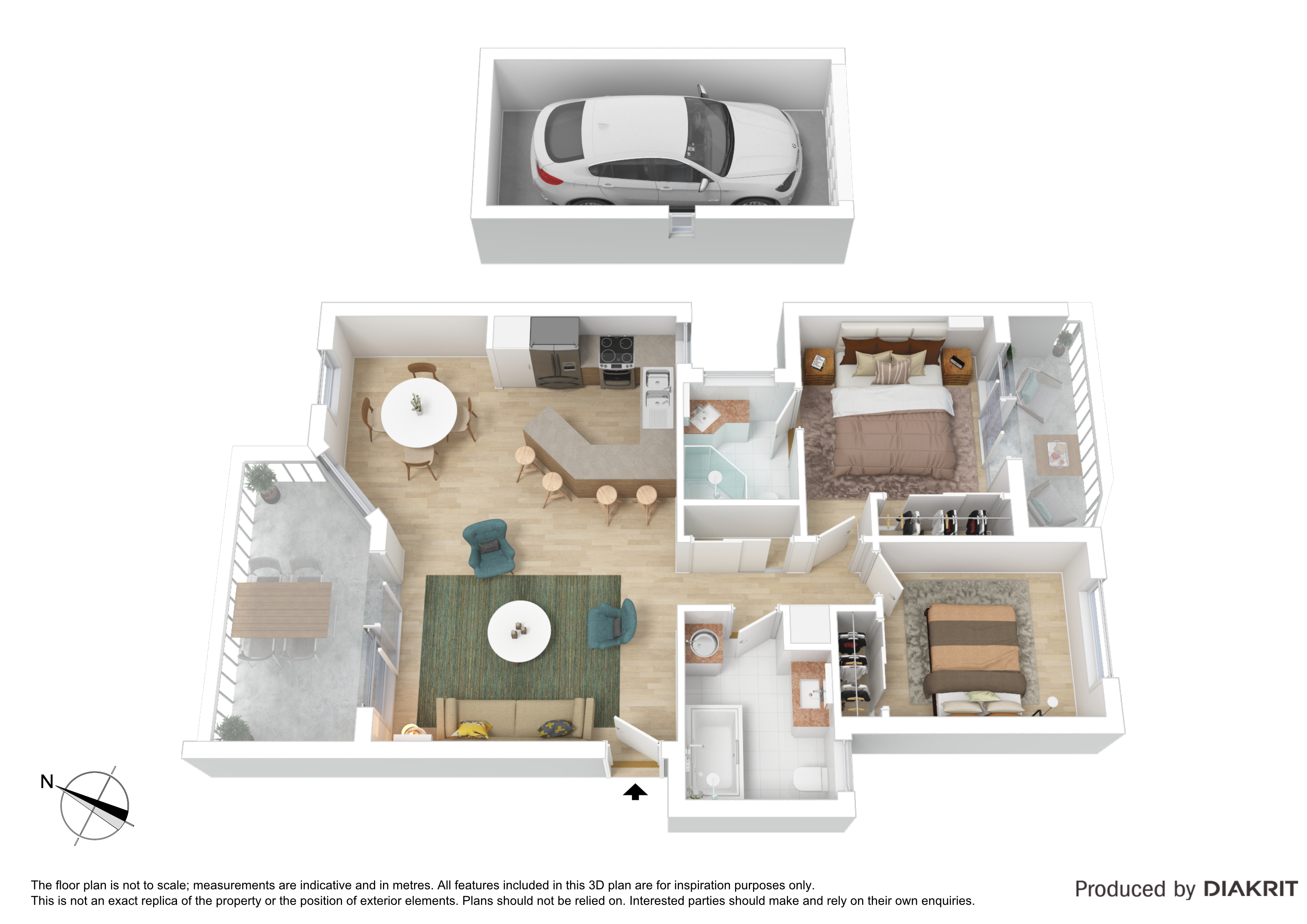 Floorplan for 5/18 Mcilwraith Street, Everton Park  QLD  4053