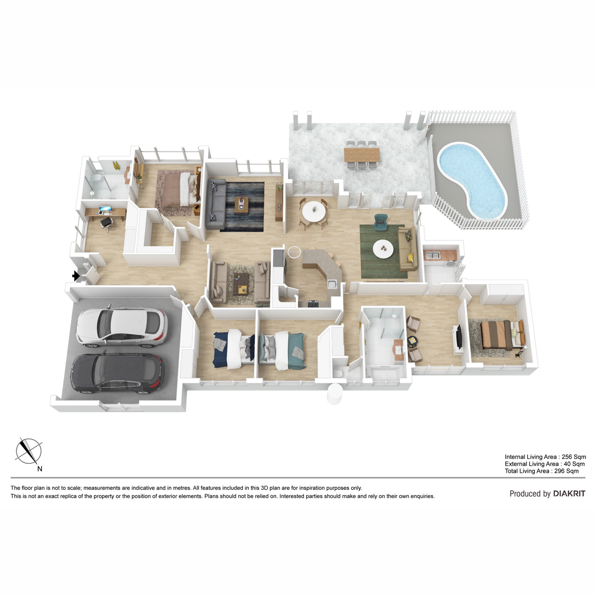 Floorplan for 9 Secret Valley Court, Buderim  QLD  4556