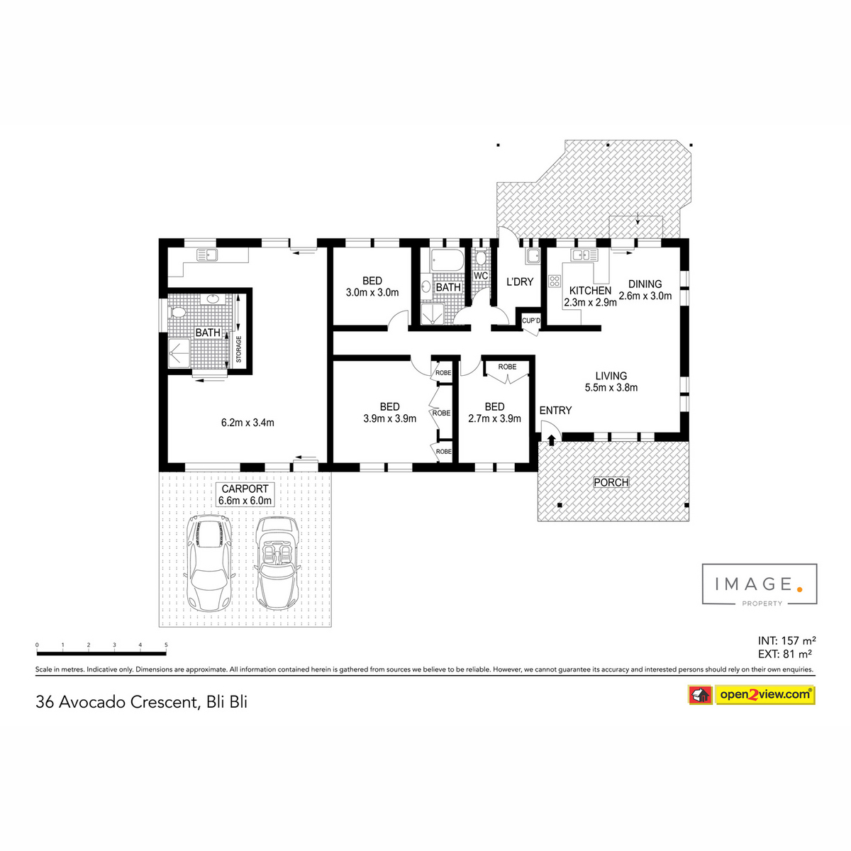Floorplan for 36 Avocado Crescent, Bli Bli  QLD  4560