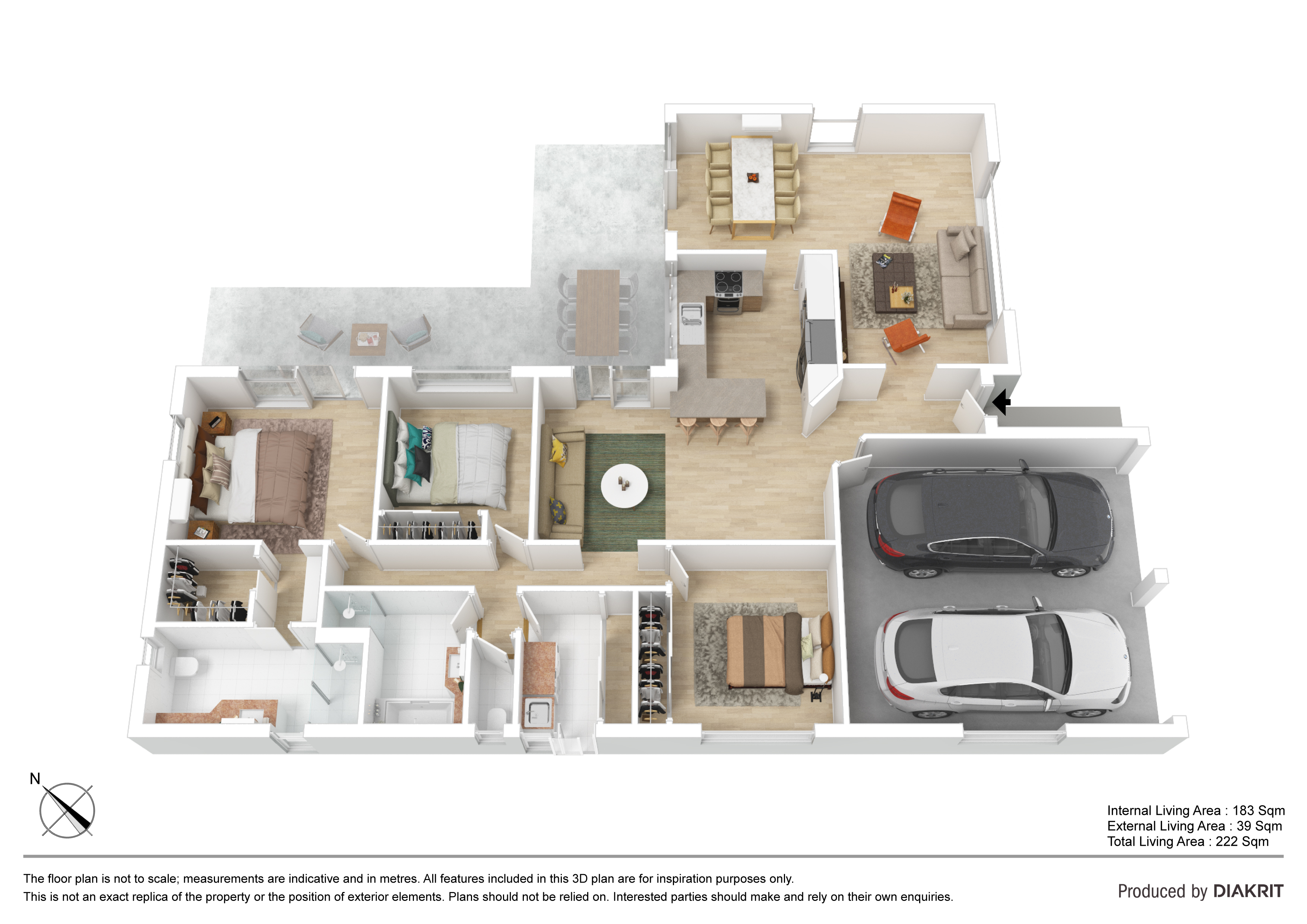 Floorplan for 31 Lakeside Cresent, Currimundi  QLD  4551