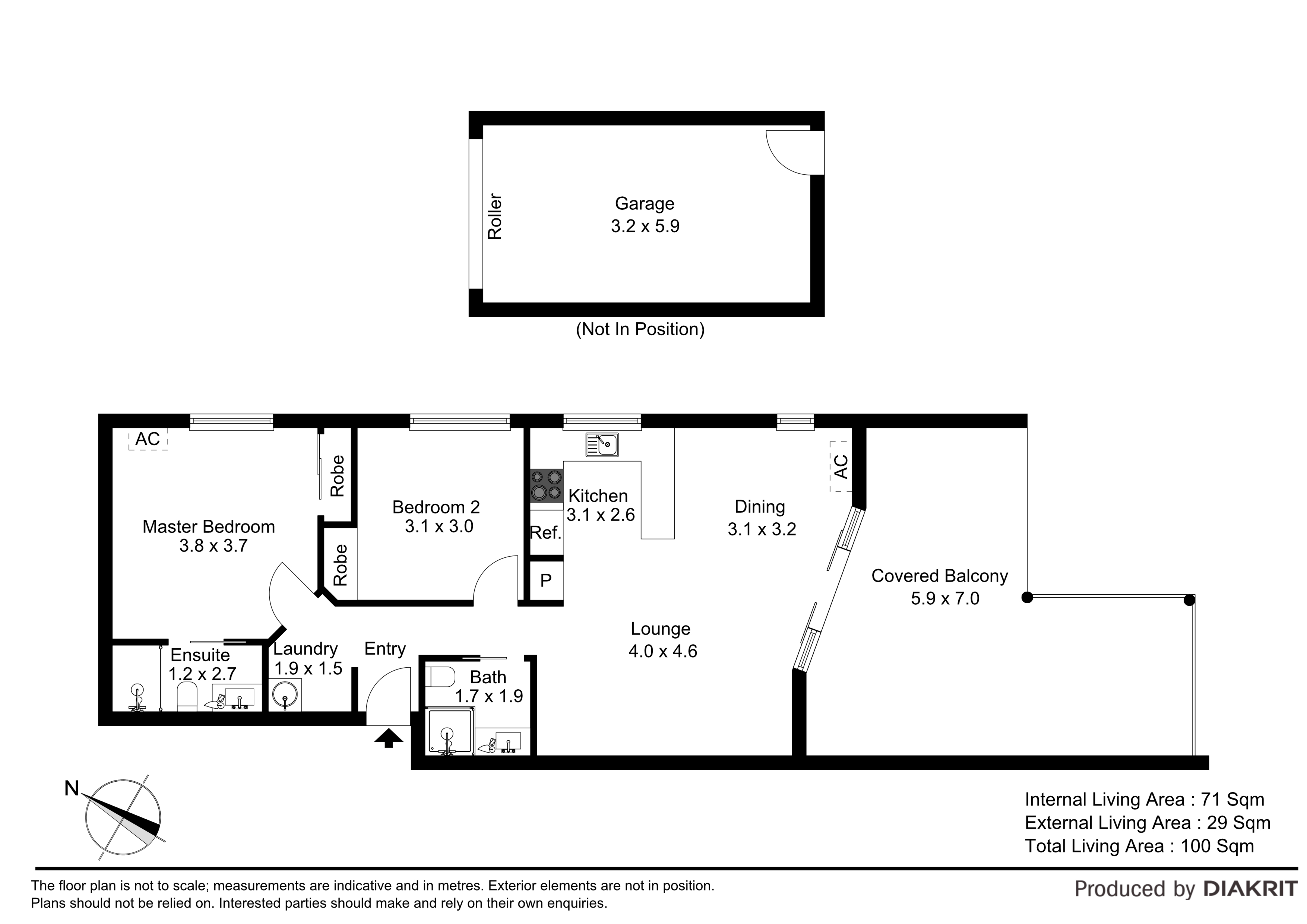 Floorplan for 3/54 Walkers Way, Nundah  QLD  4012