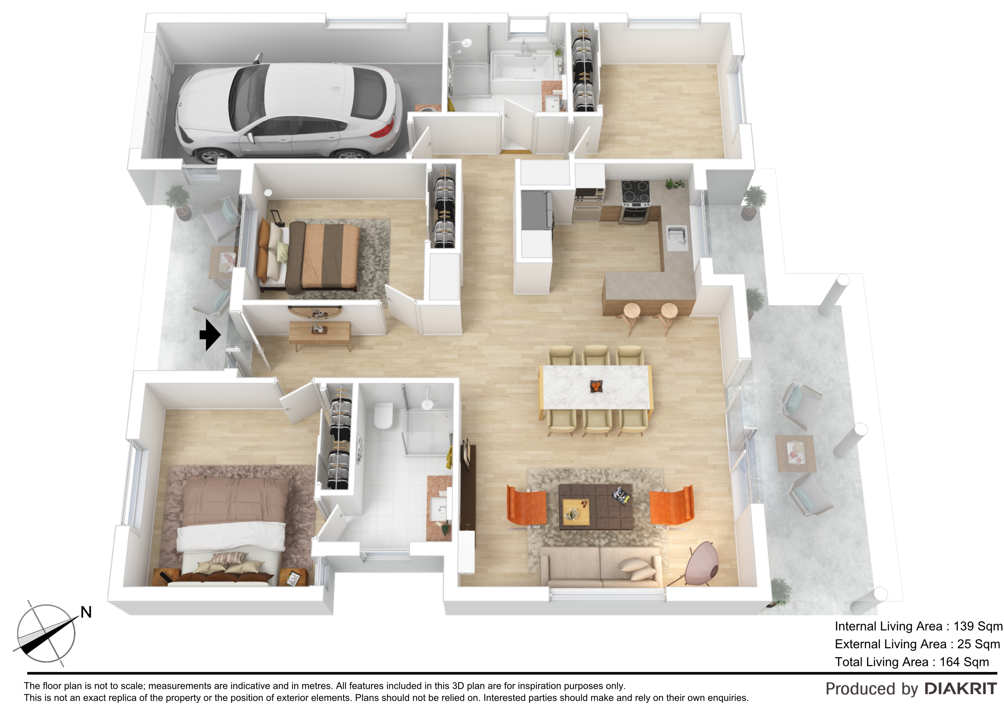Floorplan for 55/1-33 Elsie Street, Kallangur  QLD  4503