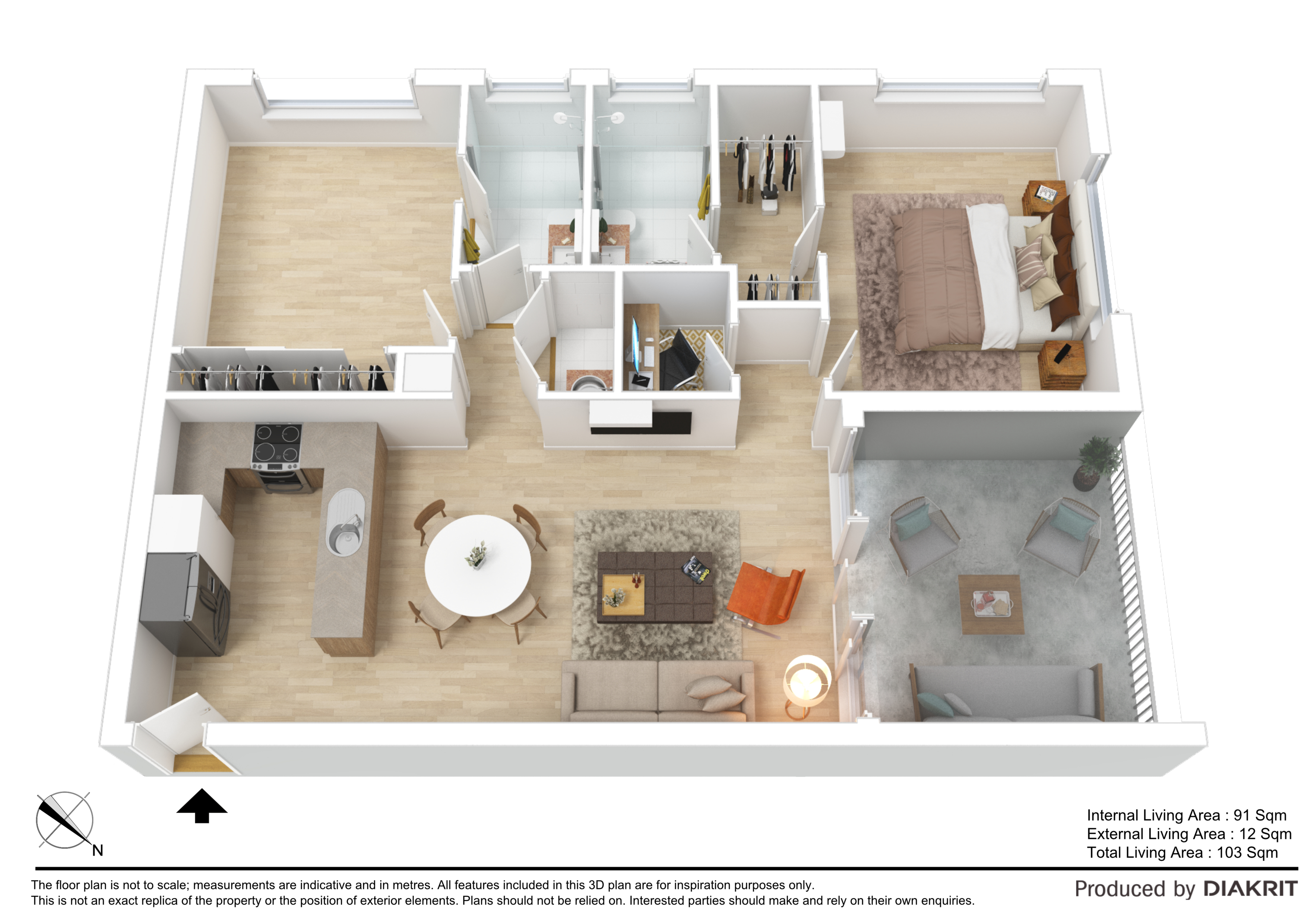 Floorplan for 8/22 Bridge Street, Nundah  QLD  4012