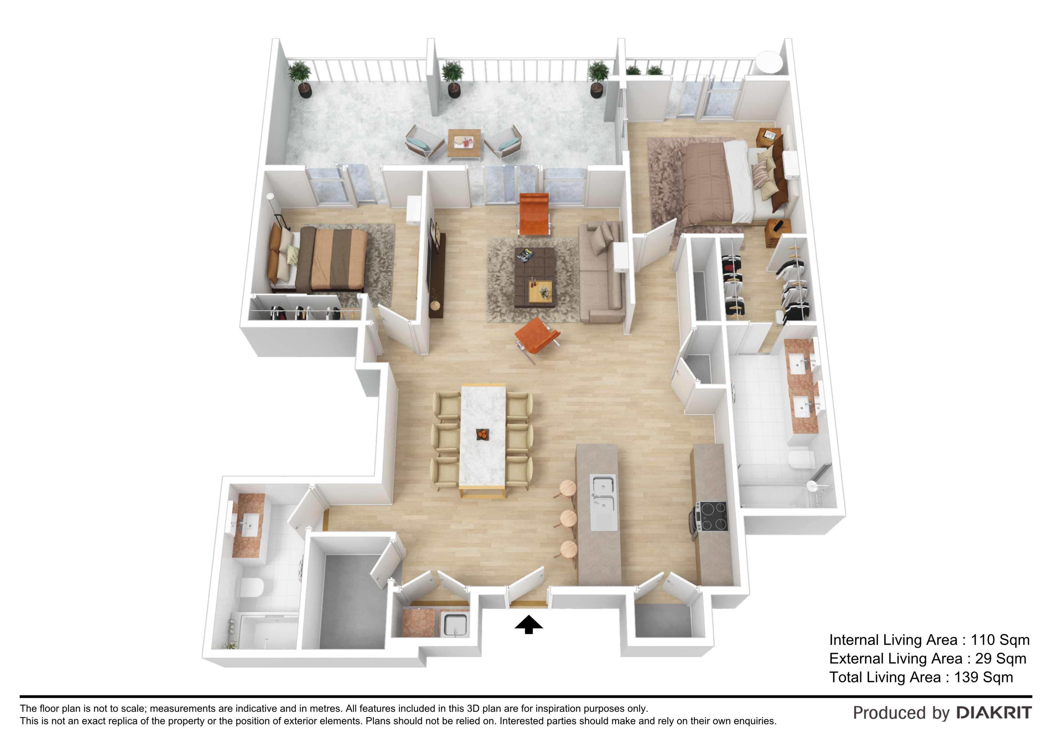 Floorplan for 17/37 Atthow Parade, Nundah  QLD  4012