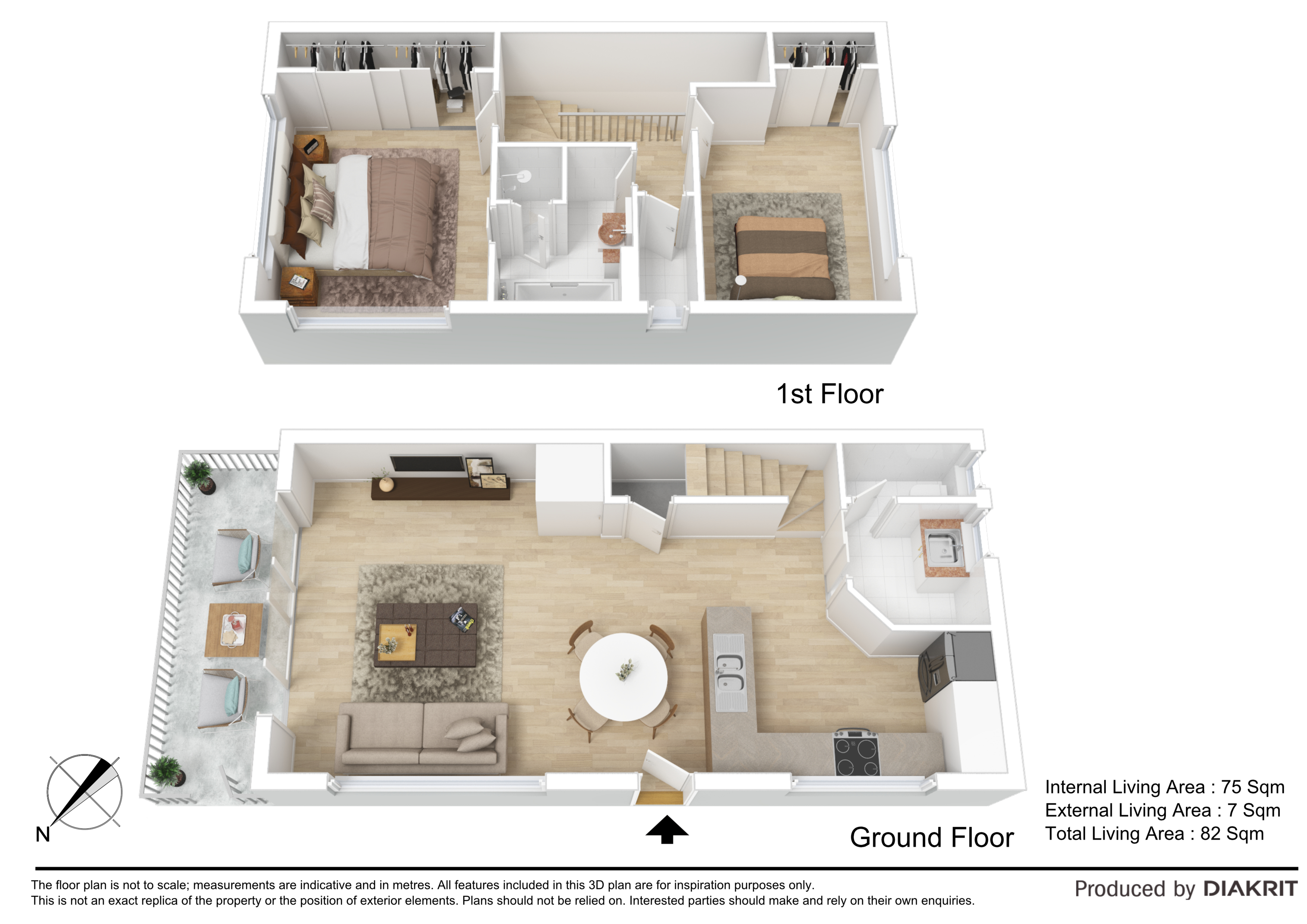 Floorplan for 14/89 Bundilla Boulevard, Mountain Creek  QLD  4557