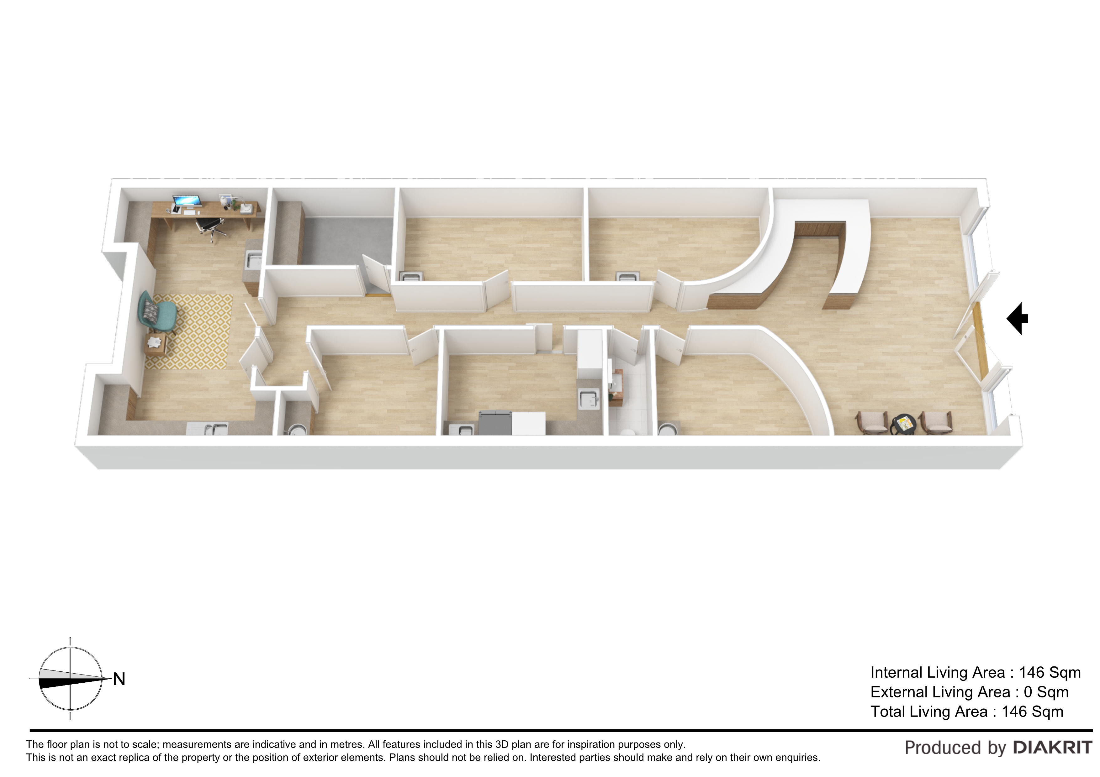 Floorplan for 3/18 Mayes Avenue, Caloundra  QLD  4551