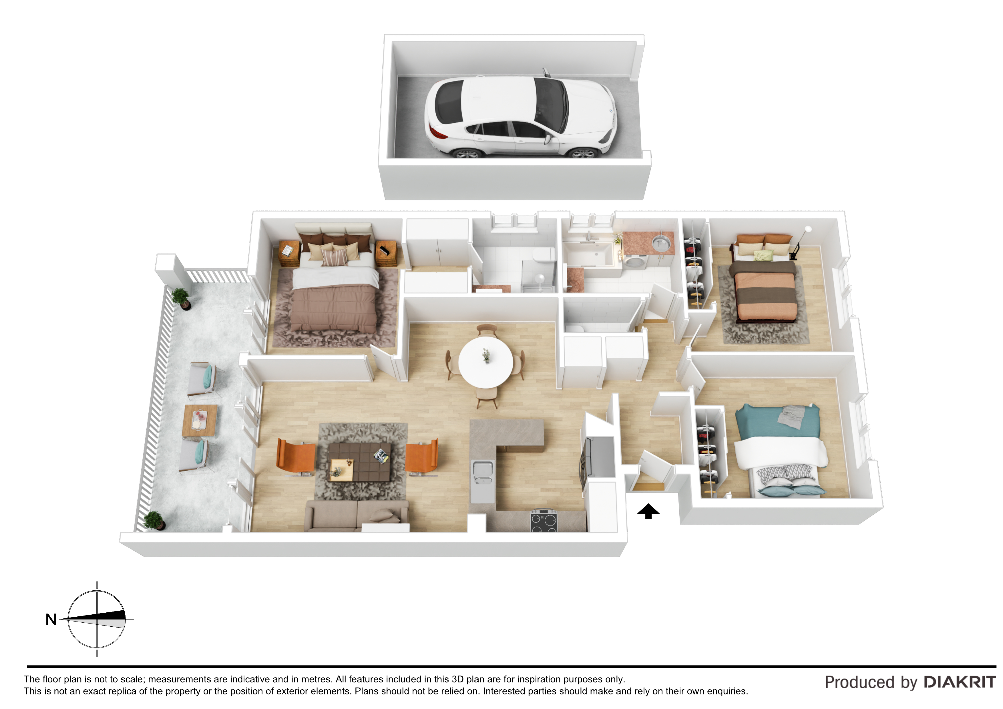 Floorplan for 24/11 Taigum Place, Taigum  QLD  4018