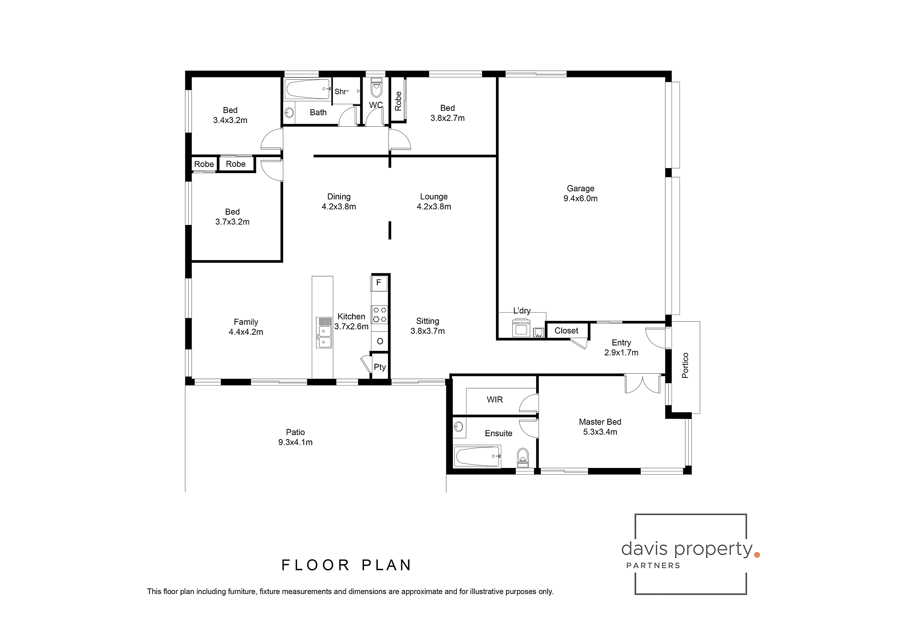 Floorplan for 6 Elle Court, Cashmere  QLD  4500