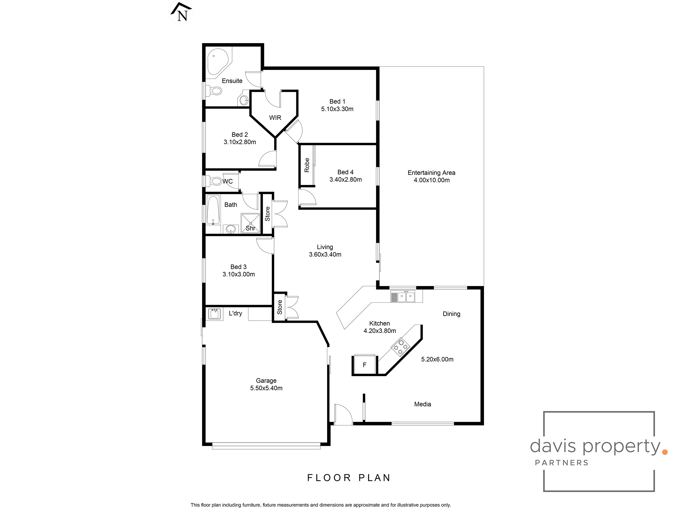 Floorplan for 16 Hayward Avenue, Cashmere  QLD  4500