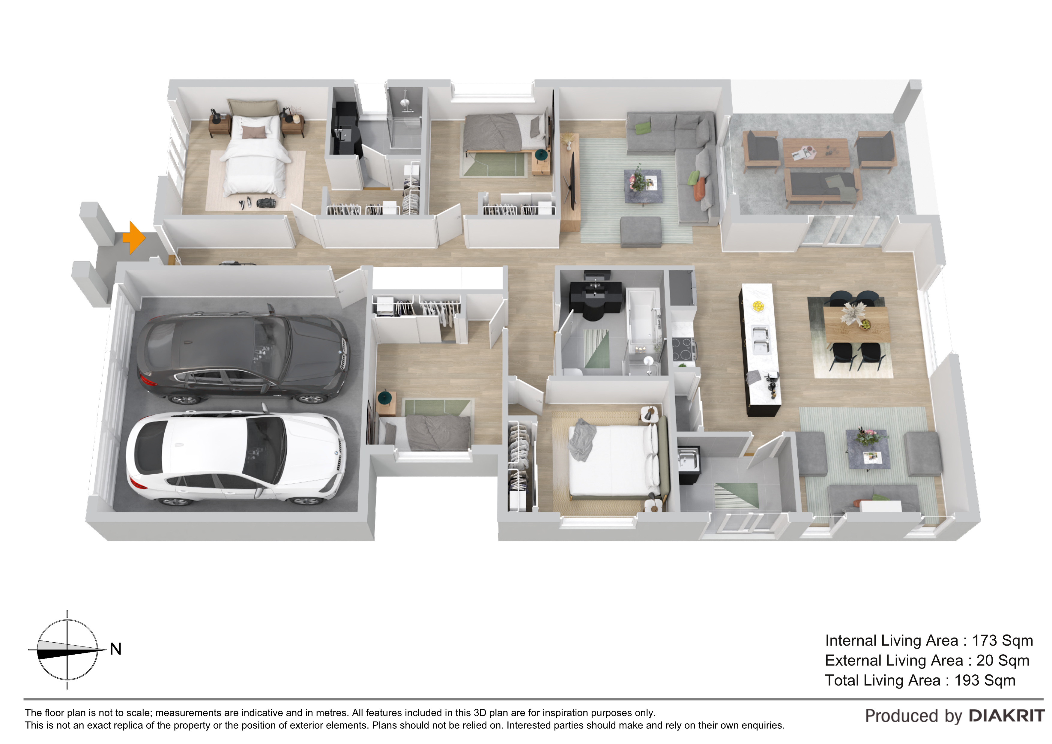 Floorplan for 7 Dalkeith Court, Fitzgibbon  QLD  4018