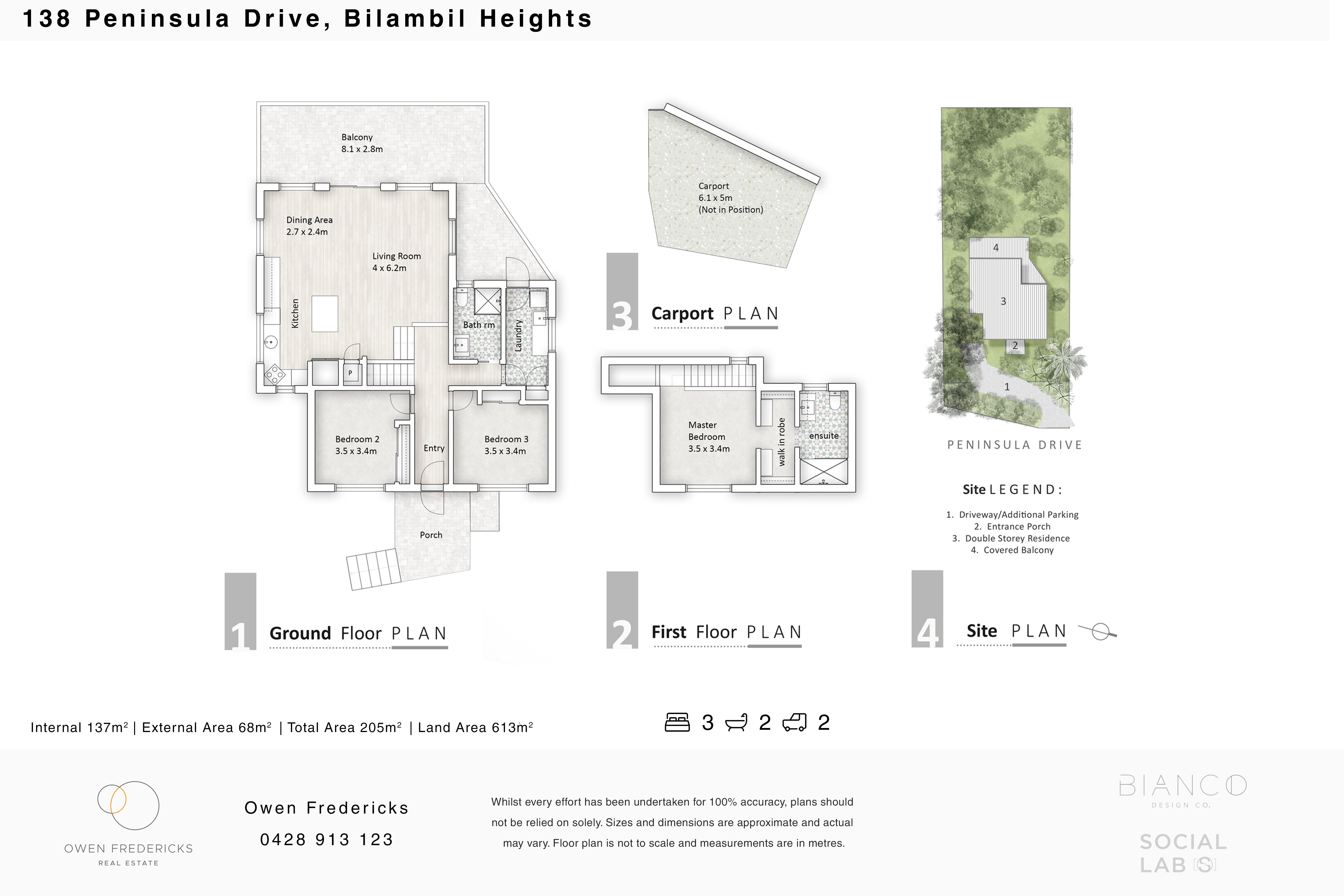 Floorplan for 138 Peninsula Drive, Bilambil Heights  NSW  2486
