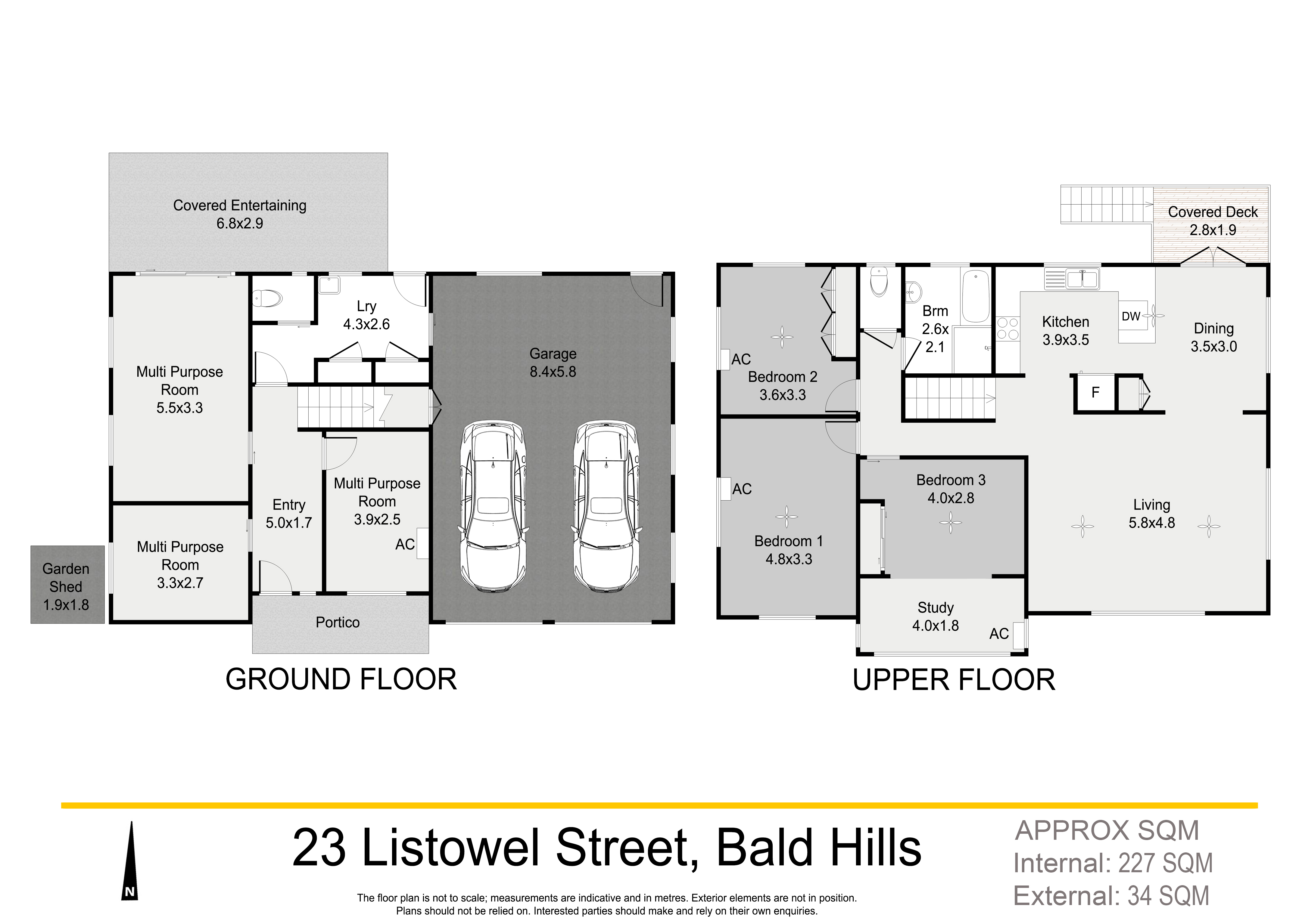 Floorplan for 23 Listowel Street, Bald Hills  QLD  4036