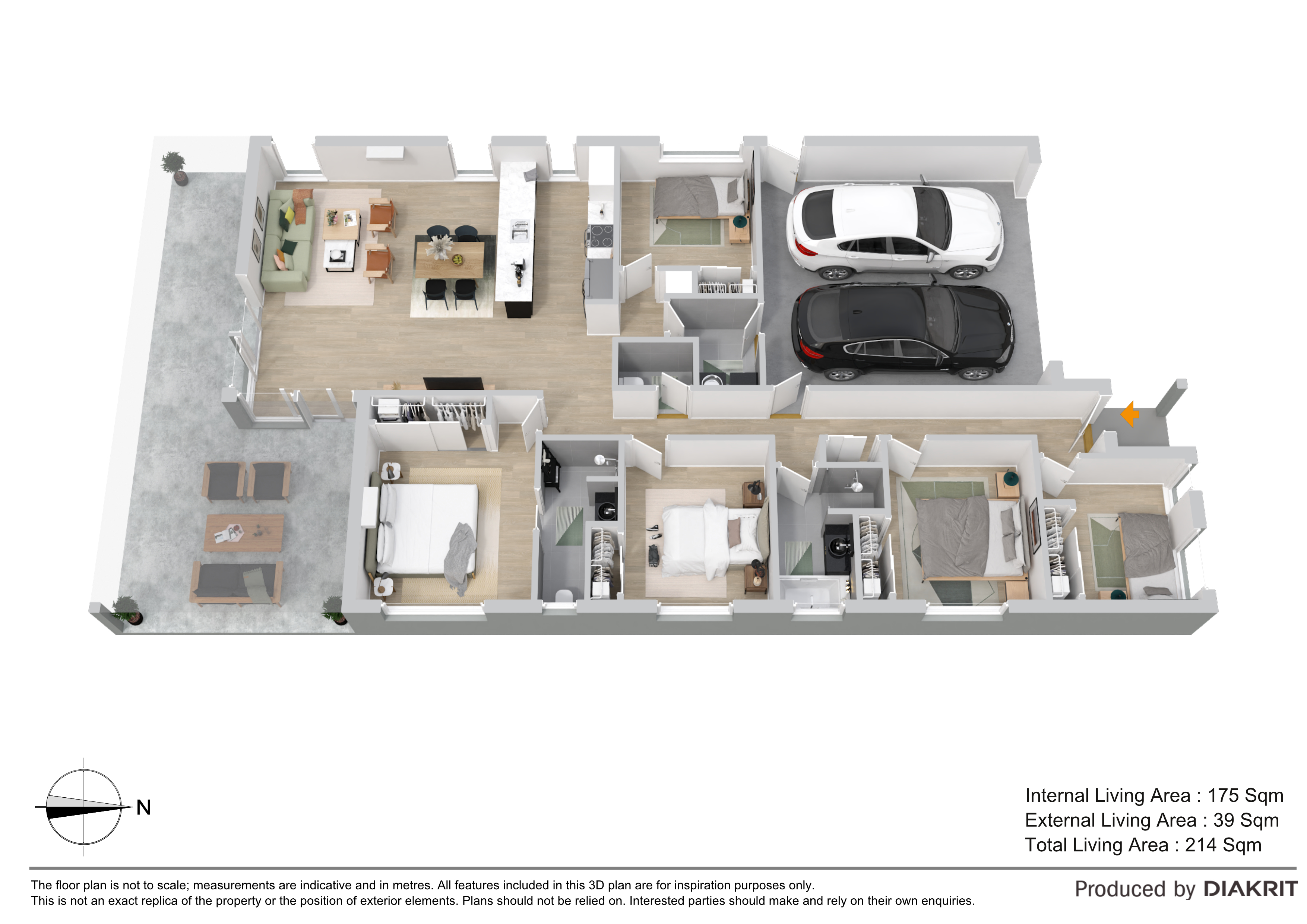 Floorplan for 25 Kingsdale Avenue, Thornlands  QLD  4164