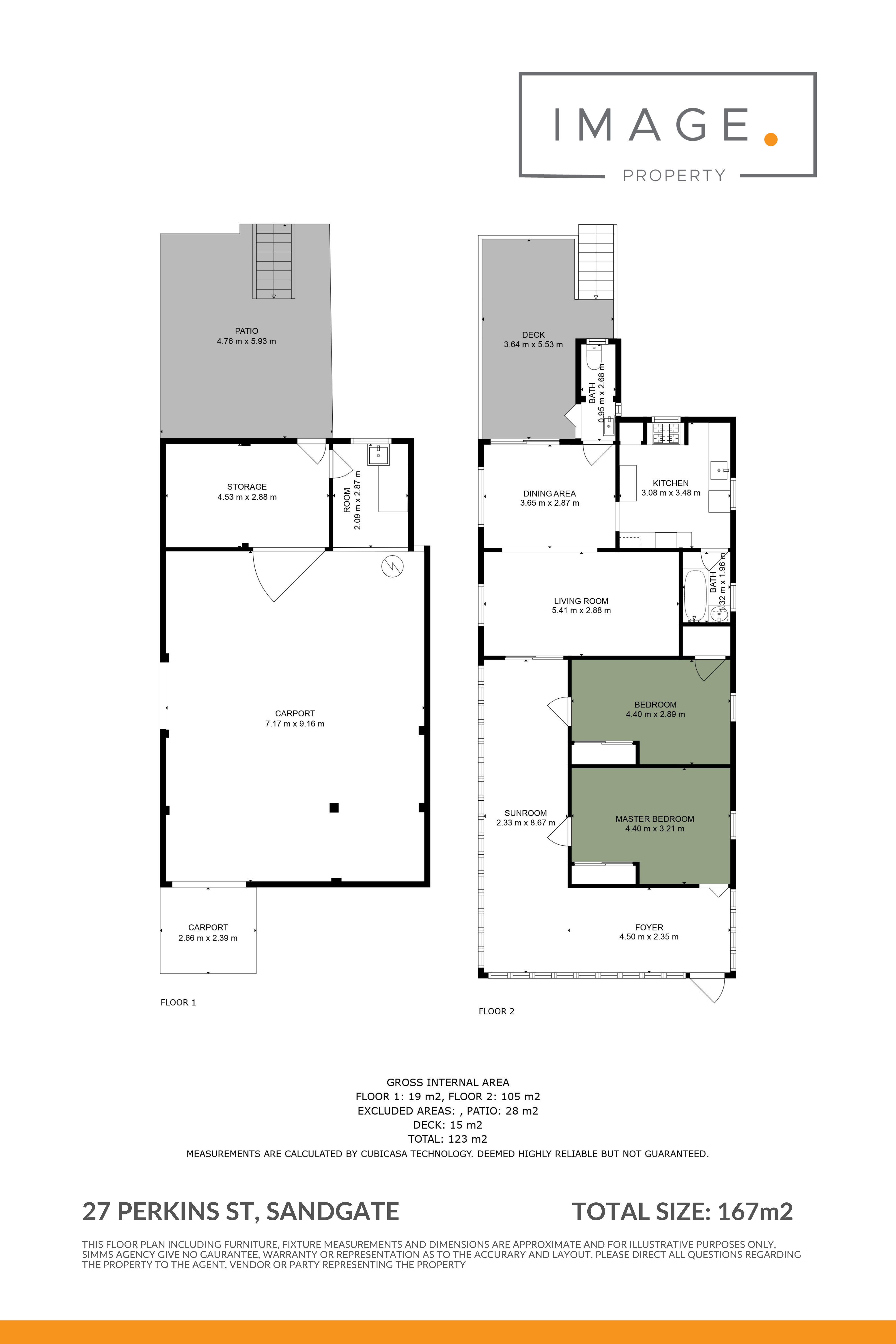 Floorplan for 27 Perkins Street, Sandgate  QLD  4017