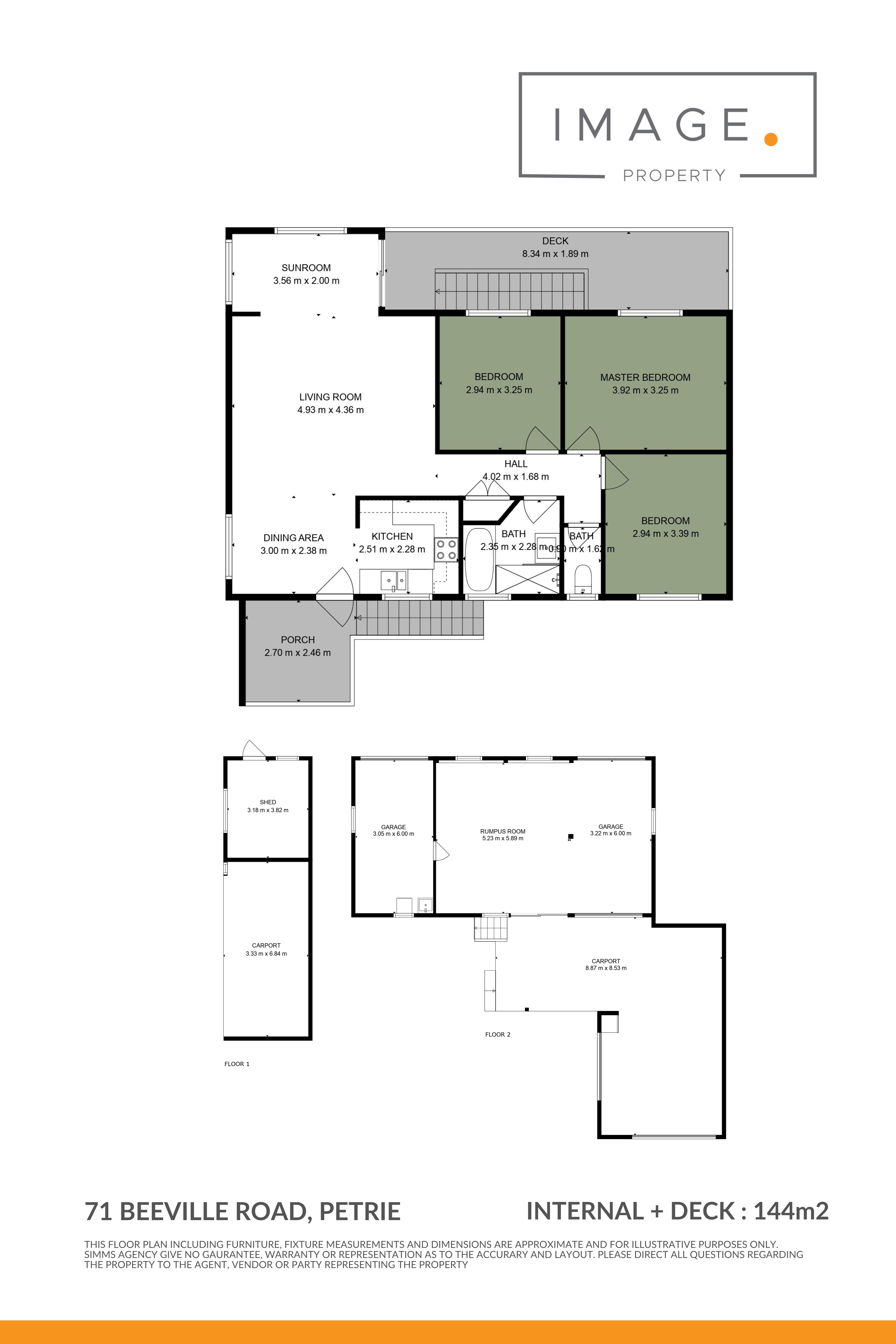 Floorplan for 71 Beeville Road, Petrie  QLD  4502